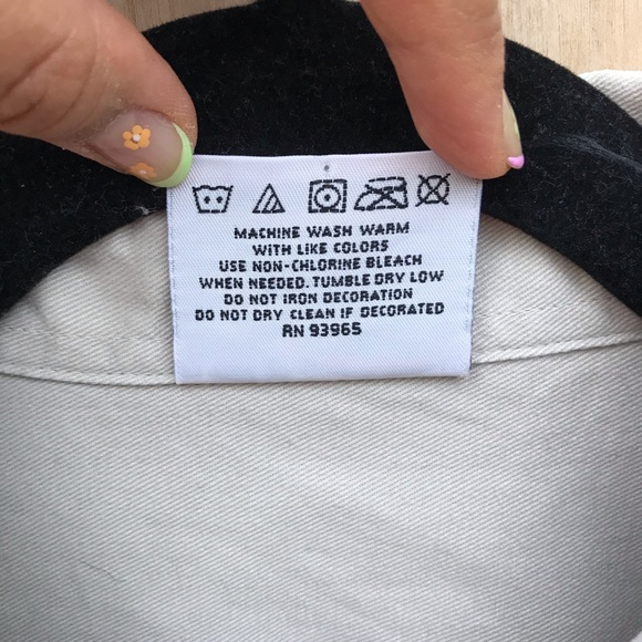 tony stewart short sleeve button up khaki Lrg NWOT - Picture 5 of 5